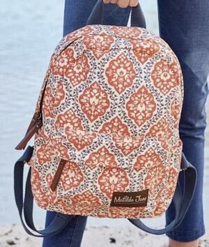 Matilda Jane Ready Set Go Mini Backpack Orange Blue